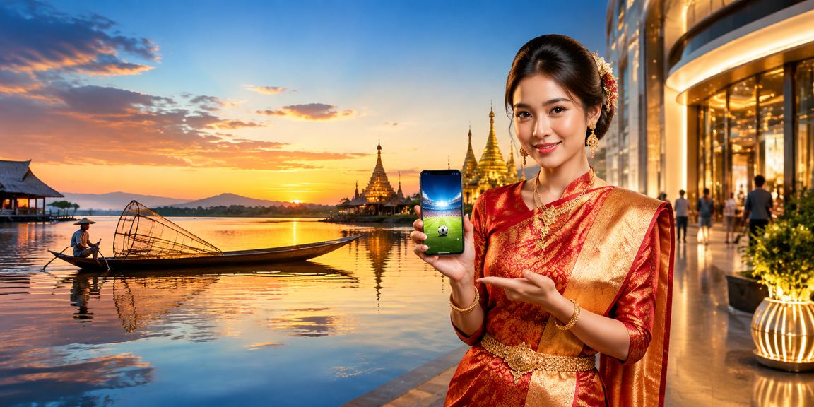 Inle ကန်ပေါ် ဘောလုံးလောင်းထိုးနေမှု
